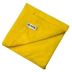 Toalha De Microfibra Amarela para limpeza em geral e polimento 40×40 cm GSM 310