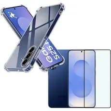 Capa capinha Anti Impacto + Película 3d 9d Para Samsung Galaxy S10, S10e, S20, S21, S22, S23, S24 Plus, S25 Ultra