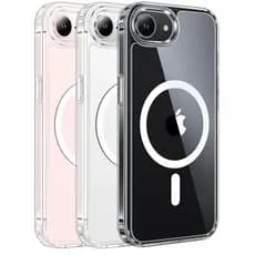Capa Capinha Anti Amarelamento Proteção Militar Magnética Para iPhone 17e Tela de 6.1