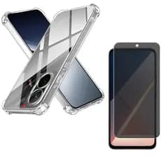 Capa Capinha Premium Anti Impacto + Película 9D 3d Priva Cerâmica Para Poco M7 4g