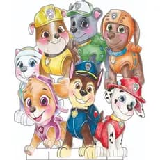 Display Turma da Patrulha Aquarela com 60 cm