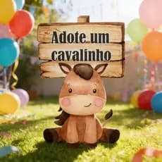 Display Adote um Cavalinho
