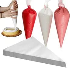 Saco de Confeitar Descartável 50 unidades Manga Confeitaria Bolos Doces