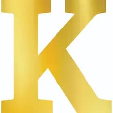 Letra K Acrílico Espelhado Dourado Decoração Personalizada