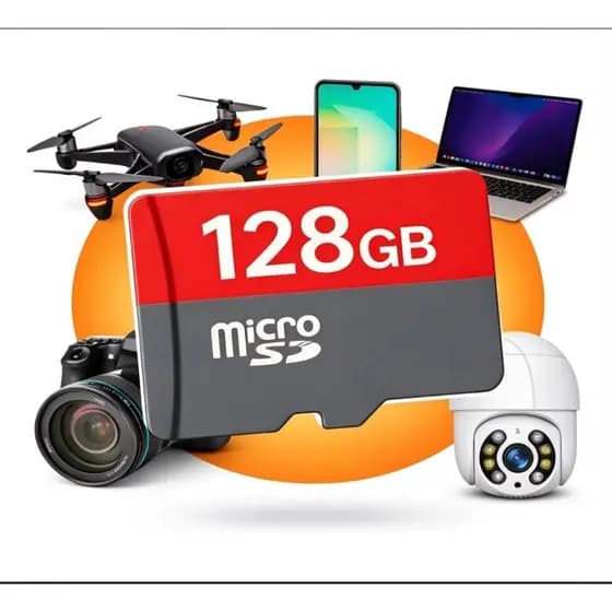 Cartão De Memória MicroSd 1TB/512/256/128/64/32/16/8 GB Classe A10 Ultra Câmeras de Segurança F-158