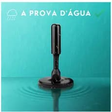 Antena Sinal Digital Interna Amplificada HD Portátil Cabo 3/5 Metros an-510