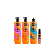 Kit Se Curve Shampoo + Condicionador + Finalizador Modelador de Cachos + Oleo do Poder  Haskell
