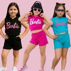 Conjunto Infantil Menina Barbie Moda Blogueirinha