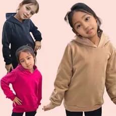 Casaco Infantil Moleton Unisex 2 à 12 Anos