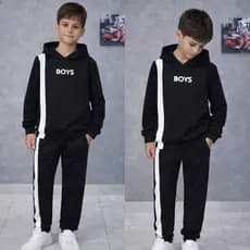 Conjunto de Moleton Masculino Infantil e Juvenil Calça e Casaco
