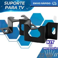 Suporte Universal Fixo p/ Smart TV 4K LED QLED - 10" até 100" Ultra Resistente
