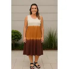 Vestido Midi Feminino Estonado – Conforto, Estilo e Leveza em Cada Detalhe!