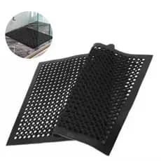 Tapete de Borracha Para Box de Banheiro 42x30CM Preto