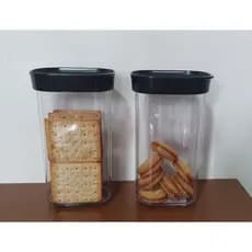 Potes Herméticos Porta Mantimentos  - Conjunto com 2 potes de 500ML - Ideal para pequenas porções
