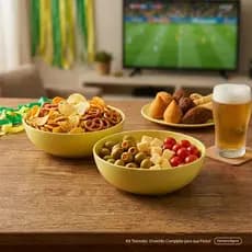 Conjunto com 4 tigelas polipropileno livre BPA - Kit com 4 bowls polipropileno várias cores