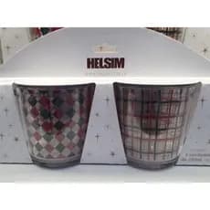 Kit com 2 xícaras em acrílico decoradas - presente