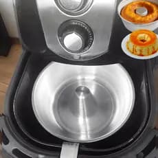 Forma Alumínio Nº18 Redonda | Perfeita para Sobremesas, Pudim, Bolos, Torta Suíça | Serve em AirFryer e Panela Elétrica