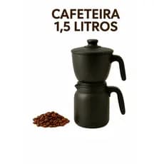 Cafeteira 1,5L em Alumínio Craquelado – Qualidade INMETRO