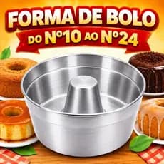 Assadeira Forma Redonda para Airfryer, Bolos, Pudins, Tortas Suíça e Confeitaria | Alumínio REFORÇADO | Vários Tamanhos