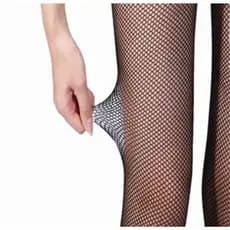 Meia Arrastão Gótico Trama Aberta Rede Mini Para Adultos Show Fantasia Acessorios Femininos