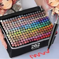 Kit de 262  204  168 120 100  Canetinhas Touch para pintura e marcação