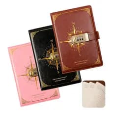 Caderno Diário Com Cadeado Segredo Lock para Segurança presente de aniversário