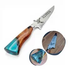 Faca Scorpion de Aço Inox de 9 polegadas para Churrasco Presente Artesanal Premium Cabo Híbrido