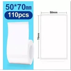 Etiqueta Adesiva 50X70 Niimbot B21 B1 110 Etiquetas P/ Rolo