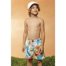Short Tactel Infantil Menino Estampado Escola Dia a dia Praia Piscina Leve Confortável