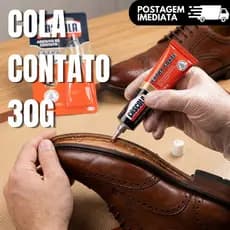 Cola para calçados Cascola Extra 30g sem tolueno para contato, couro MDF borracha resistente à água