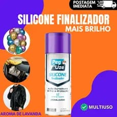 Brilha Balão Spray 250ml Bexiga de Festa Automotivo Couro Aroma Lavanda Uso Geral