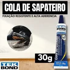 Cola de Sapateiro TekBond 30g Cola de Contato Sapato Tenis Couro