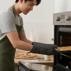 Luva para Forno Cozinha Par de luva ou Luva Avulsa térmica