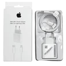 Carregador Iphone 20W Turbo Original Completo USB C