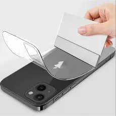 Kit Película IPhone Traseira Cerâmica Gel Flexível 3D/9D Todos Modelo iP 6 7 8 X XR 11 12 13 14 15 16 16PROMAX
