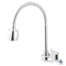 Torneira Gourmet Cozinha Quadrada ABS Cromada Bica Alta Luxo