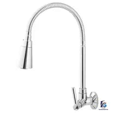 Torneira Gourmet Cozinha ABS Alta Pressão Bica Móvel Luxo Cone
