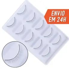 Cílios para Treino Kit com 10 Unidades Alongamento Extensão de Cílios Lash