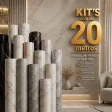 Papel De Parede Mármore Dourado Preto Branco Adesivo Colante 5m 10m 15m 20m Envelopamento Lavável