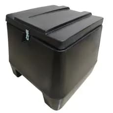 Baú Caixa Motoboy Reforçado Preto 135 Litros Entrega Delivery Entregador Ifood Bauleto