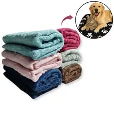 Kit 6 Mantas Pet Capa Protetora com Elástico Veste até 60x90 Caminhas, Almofadas, Colchonetes