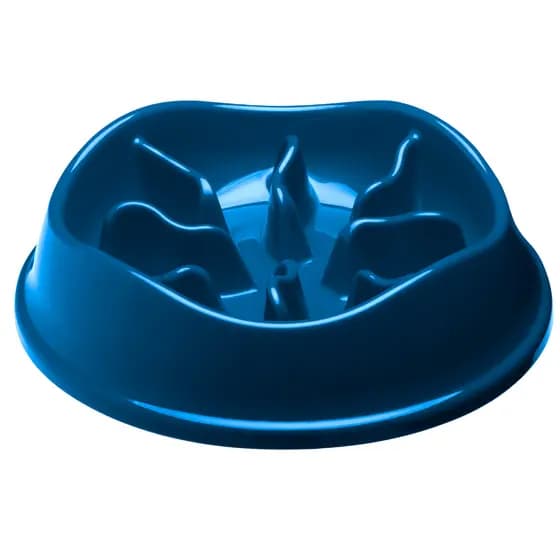 Comedouro Lento Interativo 550ml para Cães Ansiosos | Antiderrapante | Cores Exclusivas