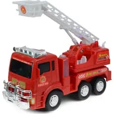 Kit Carro Bombeiro + 7 Peças Bombeiro Infantil Educativo