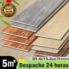 Adesivo PISO 36 PEÇAS 5㎡ Régua De Ajuste De Piso De Vinil Etiqueta Lavável De Madeira Autoadesiva 91cm x 15cm