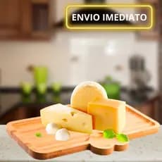 Petisqueira Bandeja Em Bambu De Alta Qualidade Para Frios Queijos De Coração Com 3 Repartições Happy