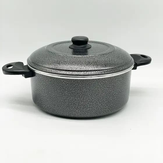 🍳 Caçarola c/ Alça Color Craquelada Nº 24 com Tampa | Indústrias Fênix