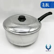 Caçarola de Alumínio Nº 22 com Cabo – 3,8 Litros | Linha Polida | Fabricada pela Indústrias Fênix