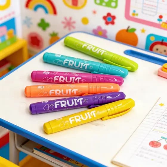 Marca Texto Fruit Com Aroma (06 Unidades) - ABC