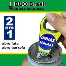 Chaveiro abridor de latas e garrafas DUO - Unhas Seguras