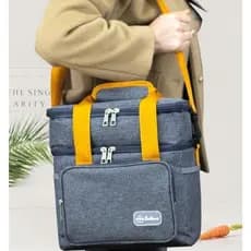 Bolsa Térmica Tipo Lancheira Mochila com Grande Capacidade Viagens Piquenique